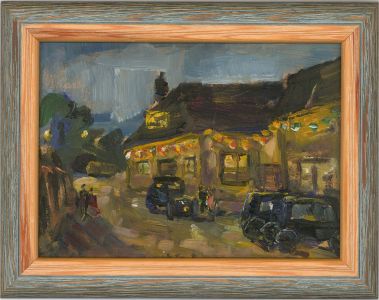 Henry George Cogle (1875-1957) - Mid 20th Century Oil, The Guests Arrive