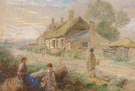 Manner of Myles Birket Foster - 19th Century Watercolour, A Quiet Day