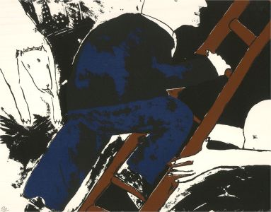 Sian Edwards - 1986 Silkscreen, The Ascension of a not so Heavenly Body