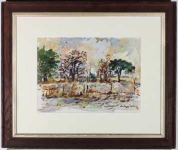 Lindsey Ford - 20th Century Gouache, Woodland Walk