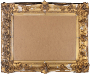 For Restoration 19th Century Picture Frame - Rococo Revival Frame