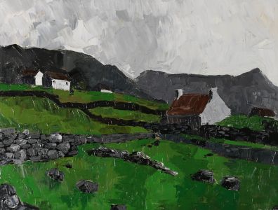 Daniel Nichols after Kyffin Williams - Contemporary Oil, Snowdonia