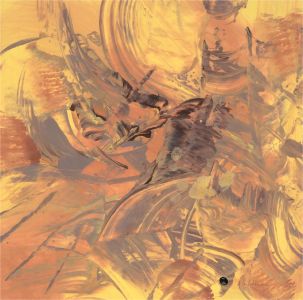 A. Williams - Contemporary Acrylic, Bursts of Yellow II