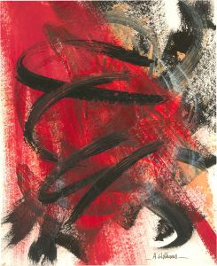 A. Williams - Contemporary Acrylic, Red and Green