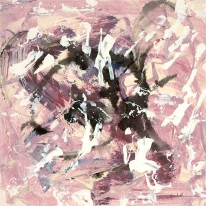 A. Williams - Contemporary Acrylic, Purple and White
