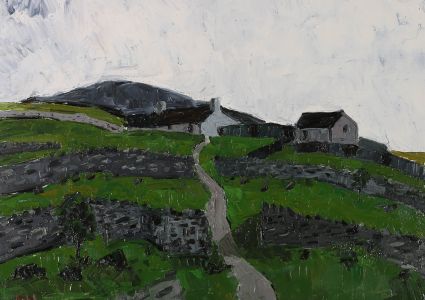 Daniel Nichols after Kyffin Williams - Contemporary Oil, Penrhiwiau
