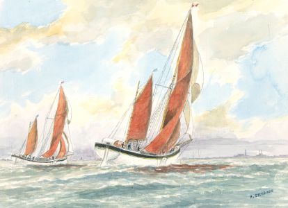 Harry Stebbings - 20th Century Watercolour, Ethel Everard & Fred Everard