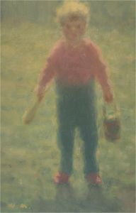 W. M - Mid 20th Century Oil, Poppet