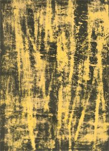 Peter Collins ARCA - A Pair of Mid 20th Century Mixed Media, Abstracts in Yellow