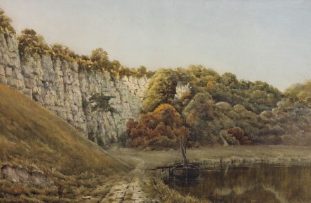 Christopher Poole (Exh. 1882-1891) - 1882 Watercolour, The Sailing Boat