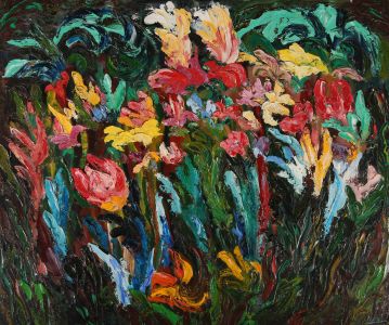 Gideon Kolb (1913-1984) - Austrian School 20th Century Oil, Flora No. 1
