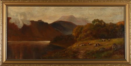 Edwardian Oil - Highland Sheep
