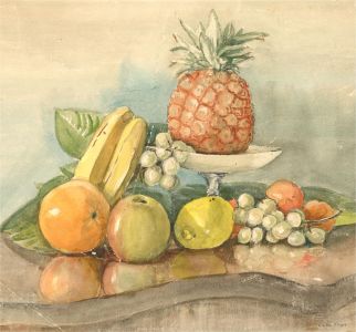 Isabel Fuchs - 20th Century Watercolour, Fruitful Bounty