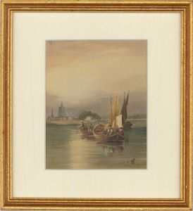 Late 19th Century Watercolour - Gone Fishing