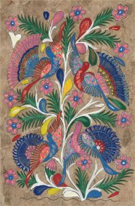 Contemporary Gouache - Exotic Birds II