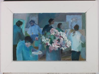 Framed 1987 Oil - Still Life Art Class