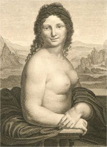 Jean Baptiste Michel after Da Vinci - Early 19th Century Engraving, Joconda