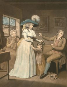 Leslie Haynes After George Morland - 19th Century Mezzotint, The Virtuous Parent
