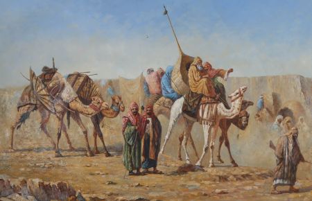 20th Century Oil - Procession Of Camels