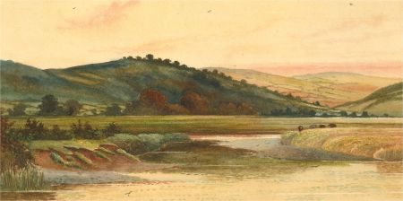 J. Scott - Early 20th Century Watercolour, Snowdon Foothills
