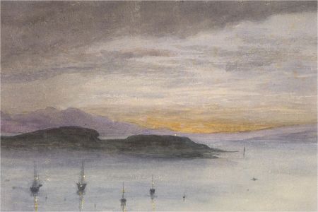 Anne, Elizabeth and Annie Salter - Late 19th Century Watercolour, Oban Bay