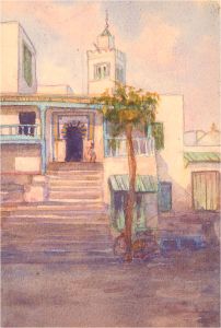Noel Syers - 1927 Watercolour, Morocco In The Sun