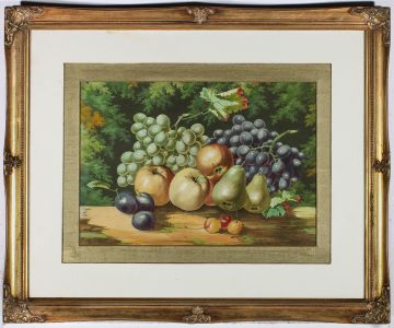 W. Hartshorne - 1904 Watercolour, Fruitful Abundance