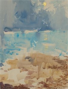 Michael Cadman RI ARCA (1920-2012) - Signed 1993 Watercolour, Stormy Sky