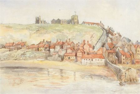 Anne, Elizabeth and Annie Salter - Late 19th Century Watercolour, Whitby Bay