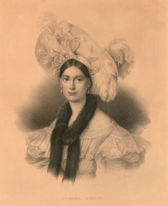 F. Lentzen - 1831 Lithograph, Therese Elssler
