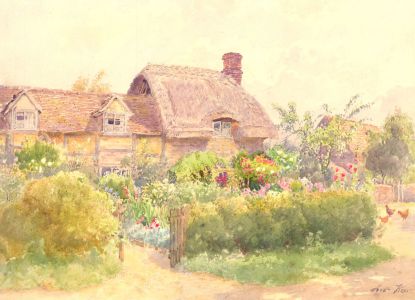 Fred Kerr - Mid 20th Century Watercolour, Cottage in Kemerton