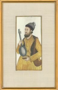 19th Century Watercolour - Persian Musician