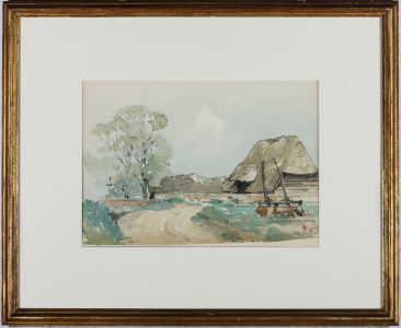 Laurence H. F. Irving (1897–1988) - 1935 Watercolour, View of the Farm