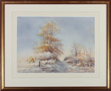 Valerie Petts - Framed 20th Century Watercolour, The Path Over The Hill