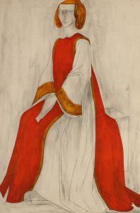 Mollie Paxton - 20th Century Oil, Woman In Orange