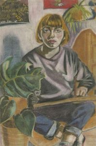 20th Century Pastel - Self Portrait