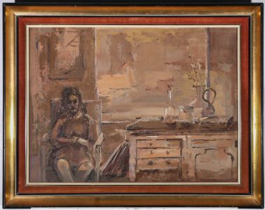 Fairlie H.  - 20th Century Oil, The Window Seat