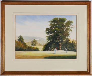 David Runnalls  - 20th Century Watercolour, A Round of Gold