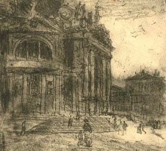 Ronald Olley (b.1923) - Mid 20th Century Etching, Santa Maria Della Salute