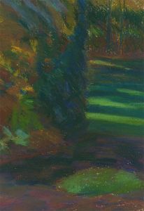 Joyce Moore - 20th Century Pastel, Light On The Lawn