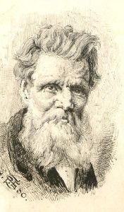 P.S.E - Late 19th Century Pen and Ink Drawing, Victorian Gentleman