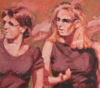 Clifford Hanley (1948-2021) - 2005 Oil, its Always Stormy