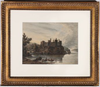 James Bourne (1773-1854) - Early 19th Century Watercolour, Conwy Castle