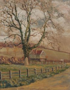 Mid 20th Century Oil - Coming Home