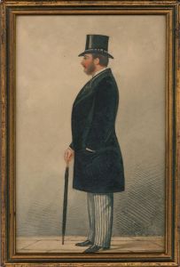 Richard Dighton (1795-1880) - Mid 19th Century Watercolour, The Striped Trousers