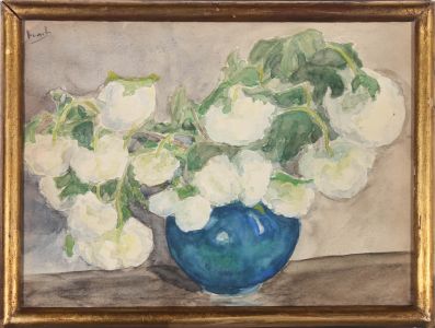 Bloomsbury School Early 20th Century Watercolour - Still Life, Hydrangea