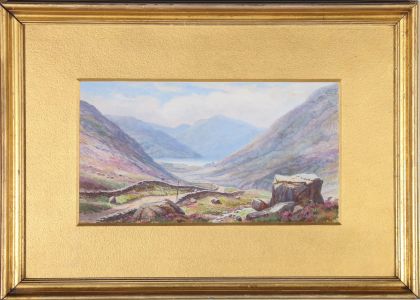 Ernest Longstaffe (active 1885-1892) - Framed Watercolour, Kirkstone Pass