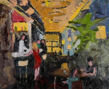Daniel Nichols - Contemporary Oil, Savoy Cocktail Bar
