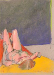Richard J.S. Young - 1998 Mixed Media, Nude In The Room