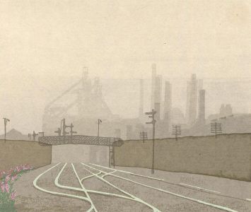 Rachel Bowden - 1982 Silkscreen, Into The Smog